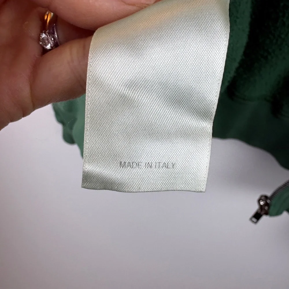 Drkshdw By Rick Owens Black Cotton Asymmetrical Zip Sweatshirt - RARE - Picture 9 of 11